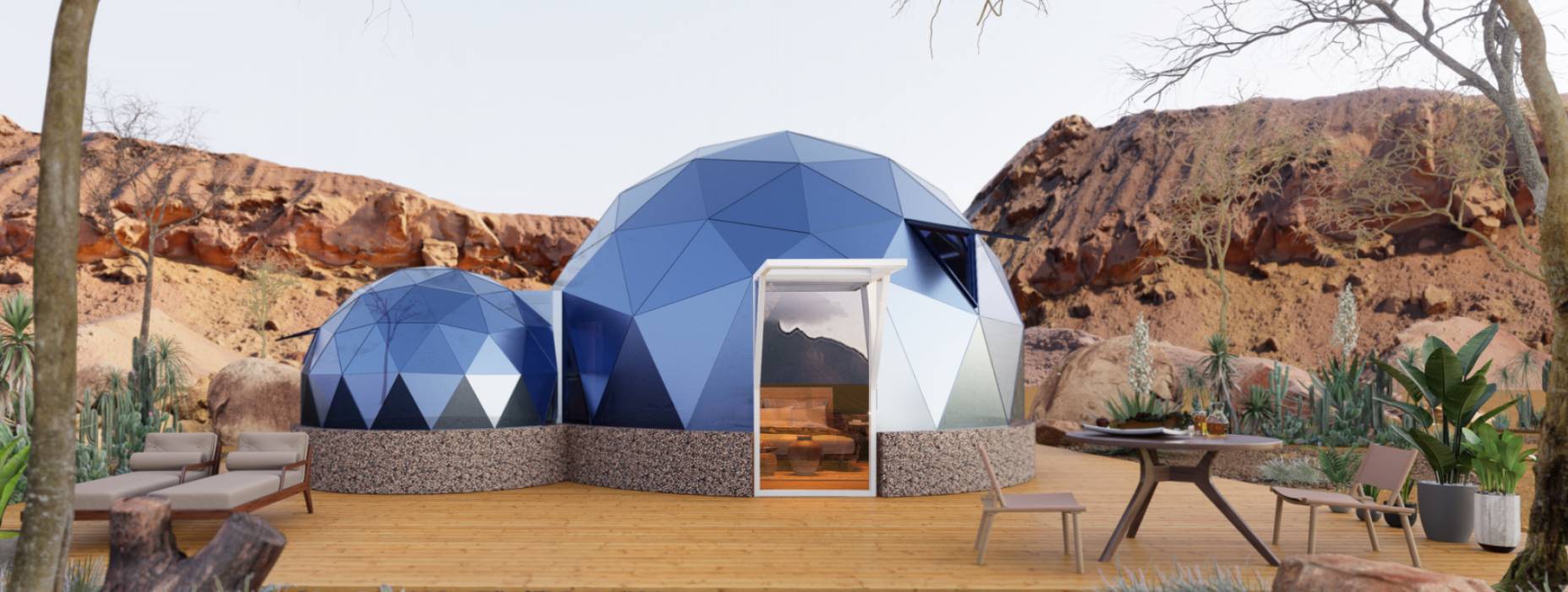 新兴区球形智能光伏玻璃星空房